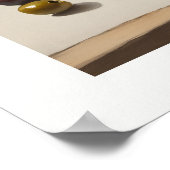 Olijven Stilleven bij raam Poster (Hoek)