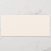 olijven tekeningen Bruiloft Menu (Achterkant)