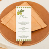 olijven tekeningen Bruiloft Menu