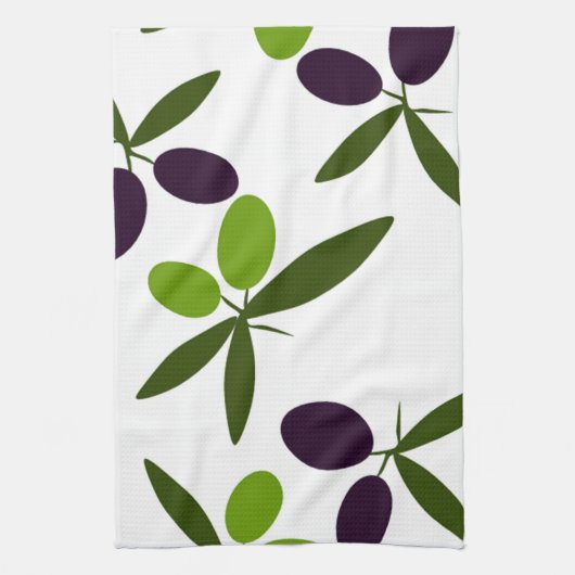 Olijven Theedoek (Verticaal)