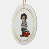 Olijven Vrouw EMS Paramedische Ornament (Links)