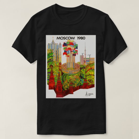 Olimpic Moskou 1980 T-shirt (Design voorkant)