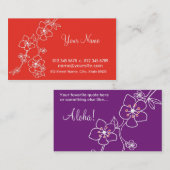 olina visitekaartje (Voorkant / Achterkant)