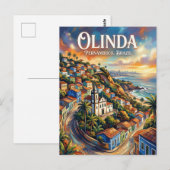 Olinda Brazil Briefkaart (Voorkant / Achterkant)