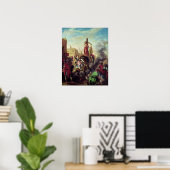 Olinda en Sophronia op de Pyre Poster (Thuiskantoor)