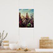 Olinda en Sophronia op de Pyre Poster (Keuken)