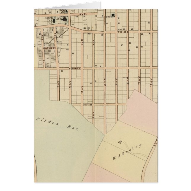 Olinville, Wakefield, New York (Voorkant)