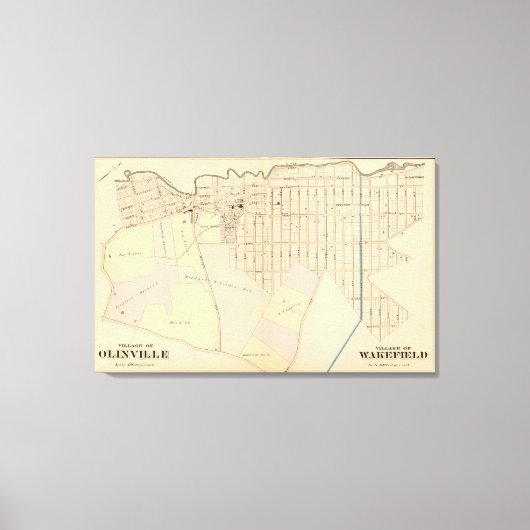 Olinville, Wakefield, New York Canvas Afdruk (Voorkant)