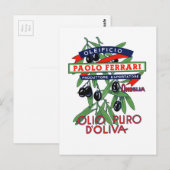 olio ferrari briefkaart (Voorkant / Achterkant)