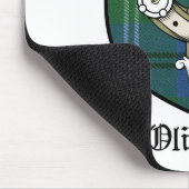 Oliphant Clan Crest Badge Tartan Muismat (Hoek)