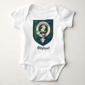 Oliphant Clan Crest Badge Tartan Romper (Voorkant)