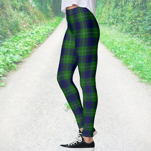 Oliphant Clan Tartan Plaid Leggings