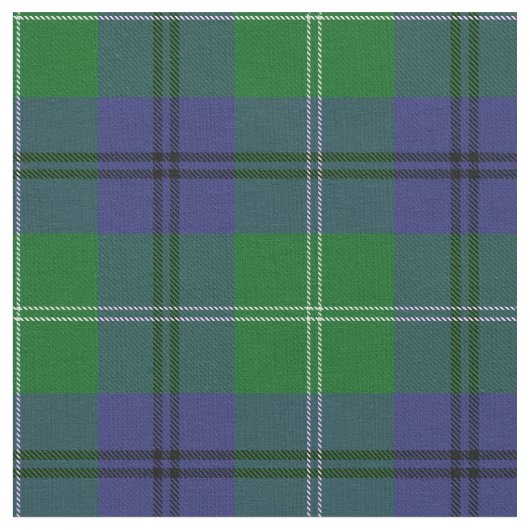Oliphant Clan Tartan Stof (Close Up)