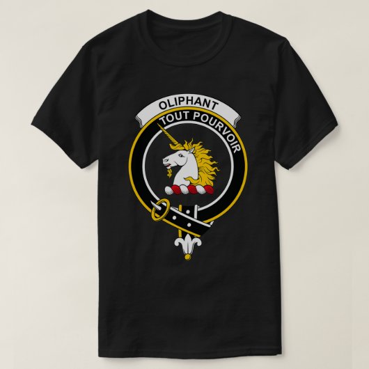 Oliphant Crest Tartan Clan Scottish Clan T-shirt (Design voorkant)