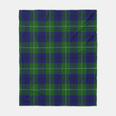 Oliphant Modern Schotlandse ruit Fleece Deken (Voorkant)