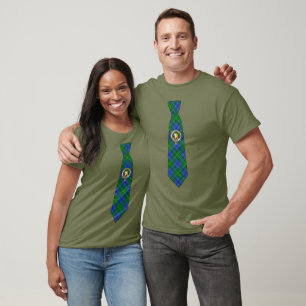 Oliphant Schotse Clan Badge & Tartan Das T-shirt