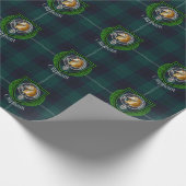 Oliphant Schotse Clan Tartan & Crest Cadeaupapier (Hoek)