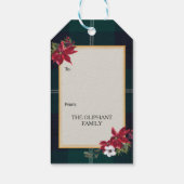 Oliphant Schotse Clan Tartan & Wapen Cadeaulabel (Achterkant)