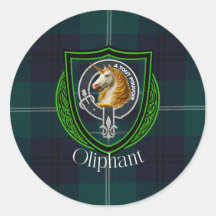 Oliphant Schotse Clan Tartan & Wapen