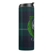Oliphant Schotse Clan Tartan & Wapenembleem Thermosbeker (Gedraaid links)