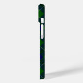 Oliphant tartan blauw groen ruit Case-Mate iPhone case (Achterkant / Links)