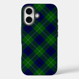 Oliphant tartan blue green plaid iPhone 16 hoesje