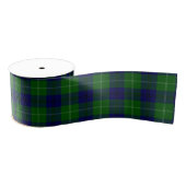 Oliphant tartan blue green plaid grosgrain lint (Spoel)