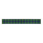 Oliphant tartan blue green plaid grosgrain lint (Voorkant)
