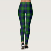 Oliphant tartan blue green plaid leggings (Achterkant)