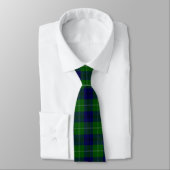 Oliphant tartan blue green plaid stropdas (Gebonden)