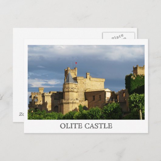 Olite Castle Briefkaart (Voorkant / Achterkant)
