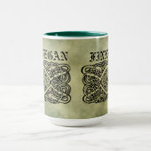 olitische ierse achternaam heilige symbolen mok (Midden)