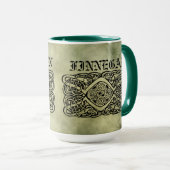 olitische ierse achternaam heilige symbolen mok (Voorkant rechts)