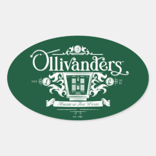OLIVANDERS™ Makers van fijne toverstokken Ovale Sticker
