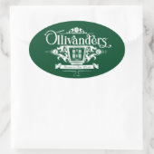 OLIVANDERS™ Makers van fijne toverstokken Ovale Sticker (Tas)
