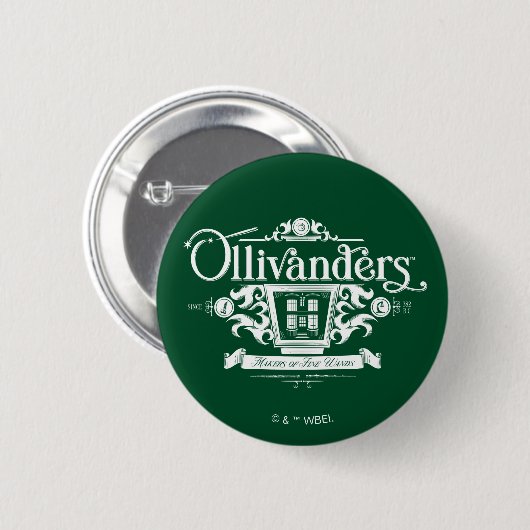 OLIVANDERS™ Makers van fijne toverstokken Ronde Button 5,7 Cm (Voorkant /achterkant)