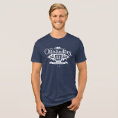 OLIVANDERS™ Makers van fijne toverstokken Tri-Blend Shirt (Voorkant volledig)