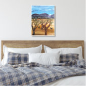 Olivar de Noche Schilderij van Alfred Fox Canvas Afdruk (Insitu (Slaapkamer))