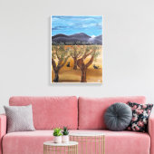 Olivar de Noche Schilderij van Alfred Fox Canvas Afdruk (Insitu (Woonkamer))