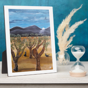 Olivar de Noche Schilderij van Alfred Fox Fotoplaat