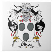 Olivas Family Crest Tegeltje (Voorkant)