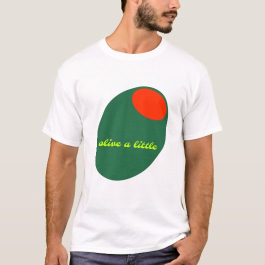 Olive a little T-shirt (Voorkant)