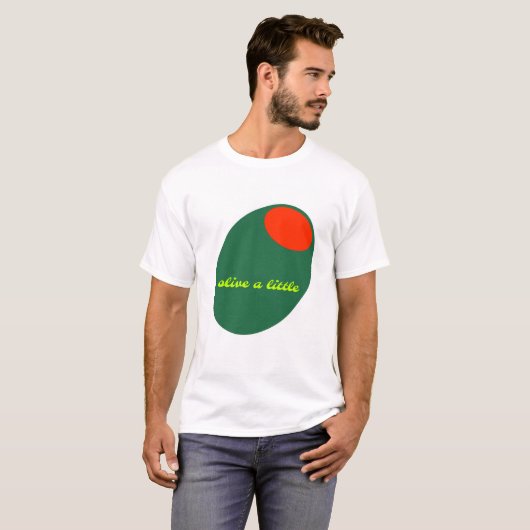 Olive a little T-shirt (Voorkant volledig)