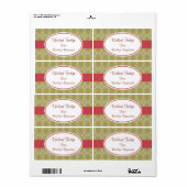 Olive Argyle Vakantieetiketten Etiket (Full Sheet)