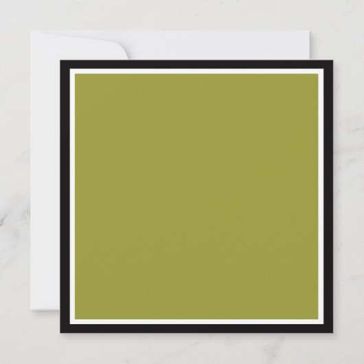 Olive Art Deco Bow  Bewaar de datum Save The Date (Achterkant)