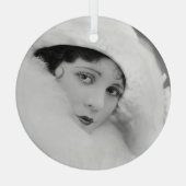 Olive Borden Glas Ornament (Achterkant)