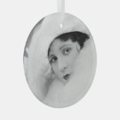 Olive Borden Glas Ornament (Voorkant Rechts)