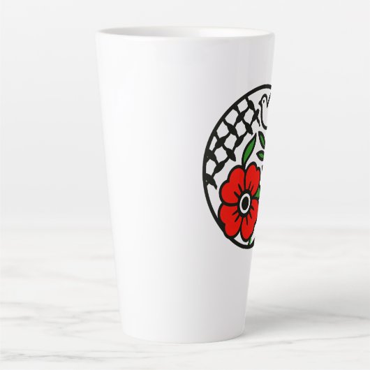 Olive Branch and Dove Latte Mok (Voorkant)