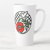 Olive Branch and Dove Latte Mok (Rechts)