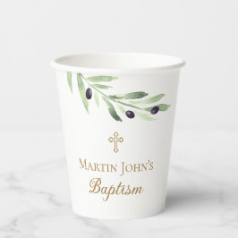 olive branch Baptism Papieren Bekers